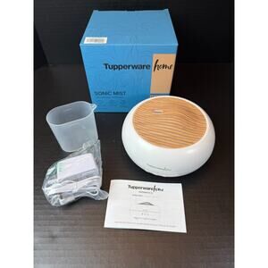 Tupperware Sonic Mist Ultrasonic Electrical Diffuser Aromatics Home New in Box